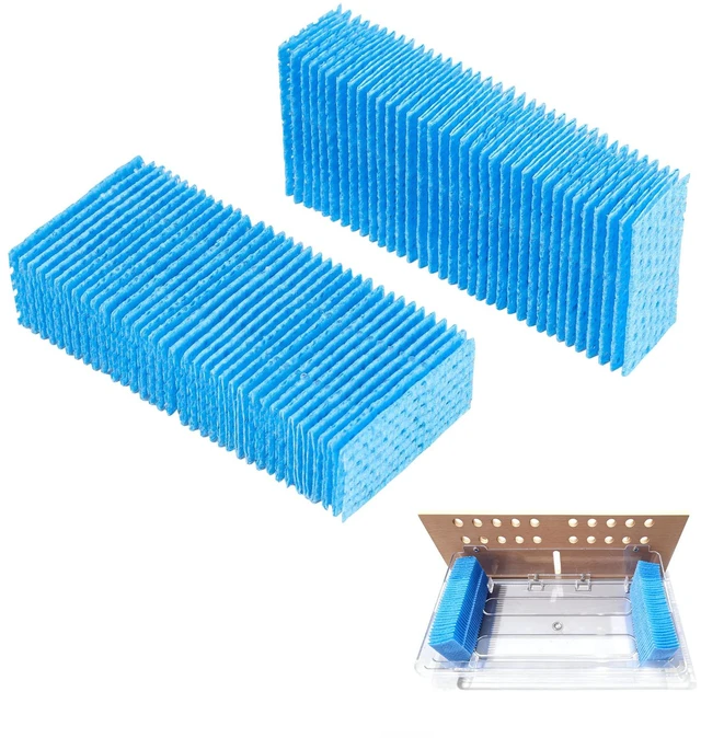 Alt view image 15 of 15 - VEVOR Humidifier Replacement Filter, 2 Packs Humidifying Pad Compatible with JC-60/JC-70 Cigar Humidor Water Tank, 3D Multi-Layer Honeycomb Mesh, Cigar Flavor Preservation, Cut-to-Fit for Your Humidor