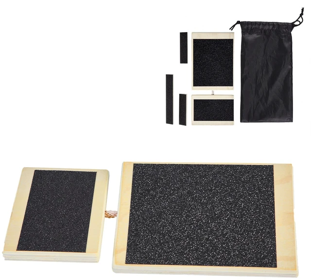 Alt view image 8 of 8 - VEVOR Balance Board, Wobble Board Trainer for Adults Foot & Ankle Strengthening, Non-Slip Wood Premium Wooden Balance Training Equipment, Compact with Storage Bag, Ideal for Physical Therapy Exercises