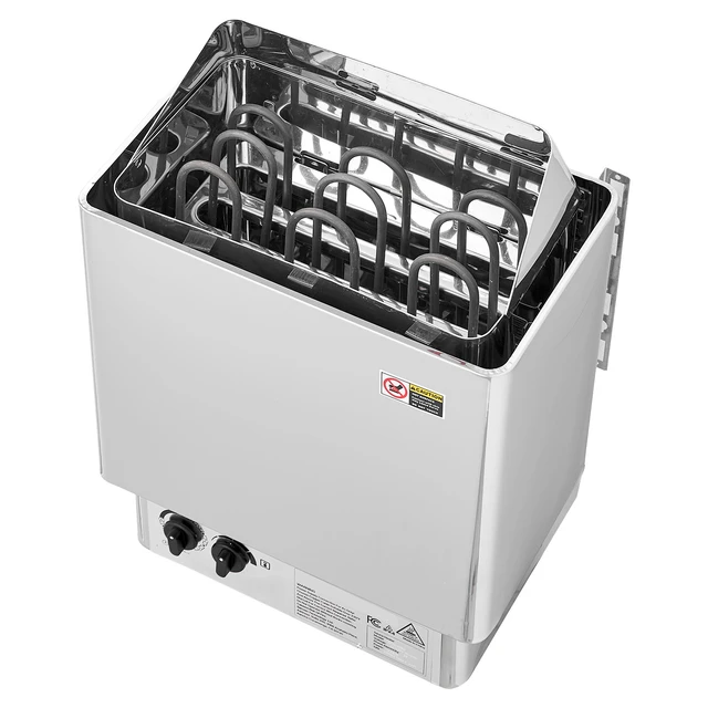 Alt view image 2 of 2 - VEVOR Sauna Heater, 4.5KW 240V Electric Sauna Stove, Dry Steam Bath Saunas Stove with Pre-Drilled Bracket, Fit 105 to 210 CU.FT Saunas Rooms, Steam Bath Stoves for Home, Commercial, Leisure Venues