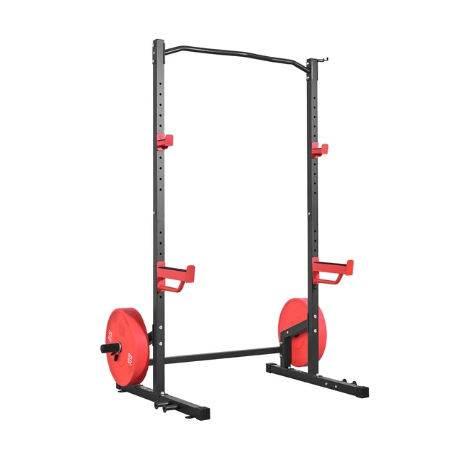 Alt view image 2 of 2 - Vevor Power Cage Squat Rack, Multifunctional Power Rack Home Gym, 1000LBS Strength Training Workout Equipment with 4 Band Pegs, Adjustable J-Hooks & Safety Bars for Barbell Squat Bench Press Pull-Up