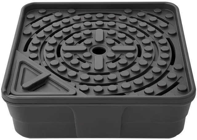 Main image of VEVOR Fountain and Water Feature Basin, 30-Inch Disappearing Water Fountain Basin for Landscape and Garden, Supports Up to 500 lbs, Heavy Duty Pond Reservoir for Bubbling Rock & Garden Statues, Black