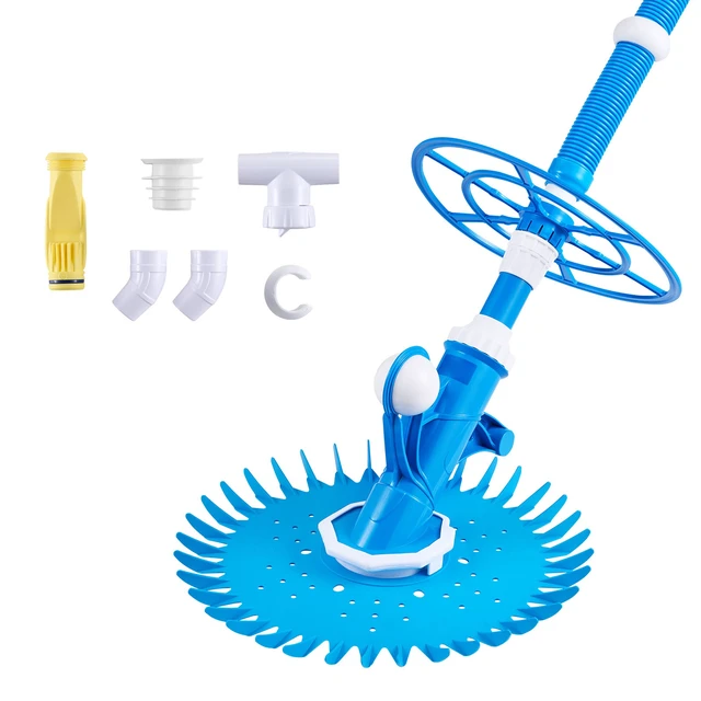 Alt view image 9 of 9 - Suction Pool Cleaner, Automatic Pool Vacuum Cleaner, Suction Side Automatic Pool Cleaner, Suction Vacuum Pool Sweeper with 12 Hoses, for In-ground Pool and Above-ground Pool Up to 20 x 35 ft
