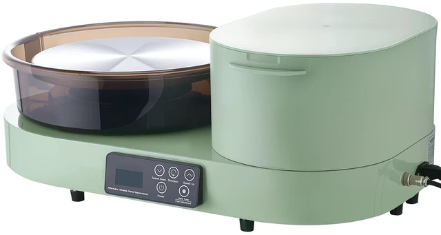 Alt view image 15 of 15 - VEVOR Pottery Wheel for Adults, 11" Aluminum Turntable, 450W Electric Table Top Pottery Wheel with Foot Pedal, 30-300 RPM Adjustable Speed, Aluminum Body, for Beginners, DIY Clay Art Craft, Green