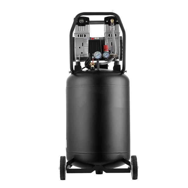 Alt view image 8 of 8 - VEVOR 20-Gallon Air Compressor, 2HP 4.5 SCFM at 90PSI, Max 125PSI Pressure Oil-Free Air Compressor Tank, Portable on Wheels for Auto Repair, Tire Inflation, Spray Painting, Woodwork Nailing, 120V