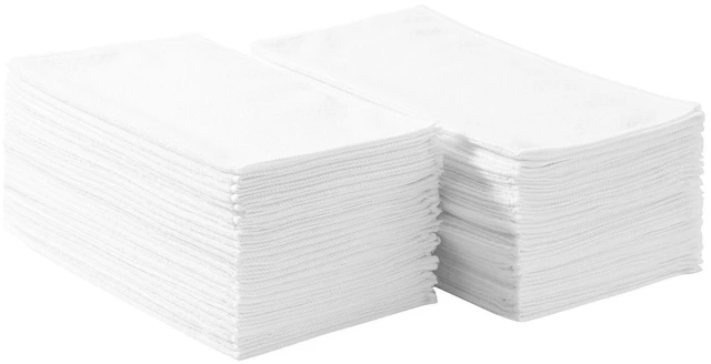 Alt view image 9 of 9 - VEVOR 50 Pack White Microfiber Cleaning Cloth 12x12 in Premium Microfiber Towels