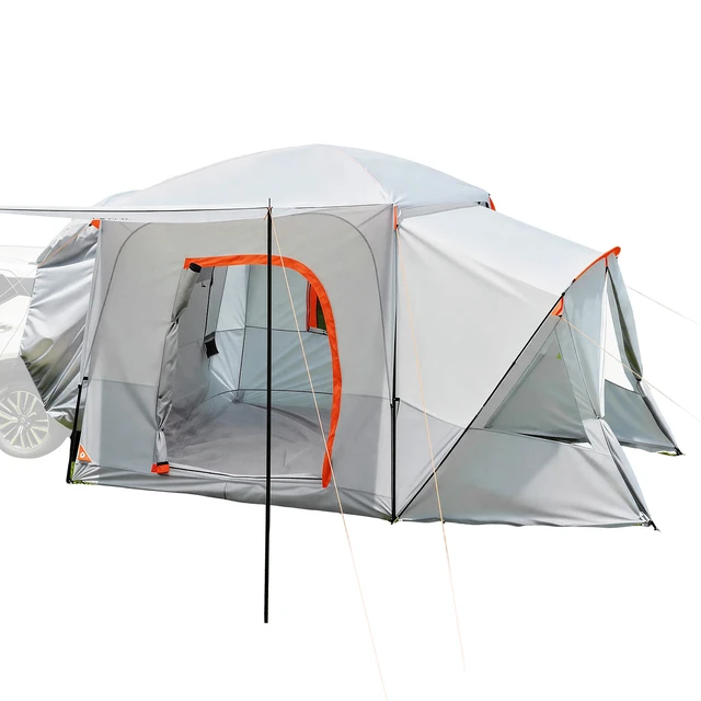 Alt view image 8 of 8 - VEVOR SUV Camping Tent for 5-9 Person, 13 x 10 FT 3-Season SUV Tailgate Tent with Ventilated Windows, PU2000mm Waterproof Dual-Use Car Rear Hatch Tents for Outdoor Hiking Travels