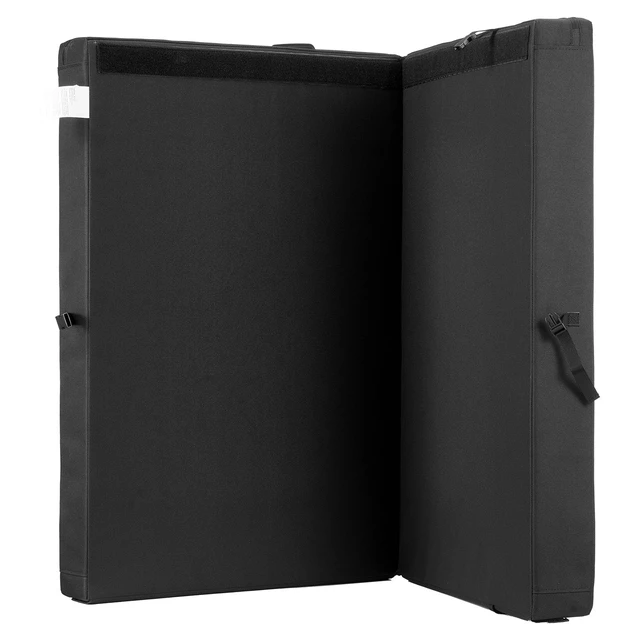Alt view image 2 of 2 - Vevor Bouldering Crash Pad, Bi-Fold Rock Climbing Crash Pad with Adjustable Backpack Straps and Handle, Foldable Lightweight for Indoor Bouldering & Outdoor Climbing, Folded Size 35.6" x 24" x 8.3"