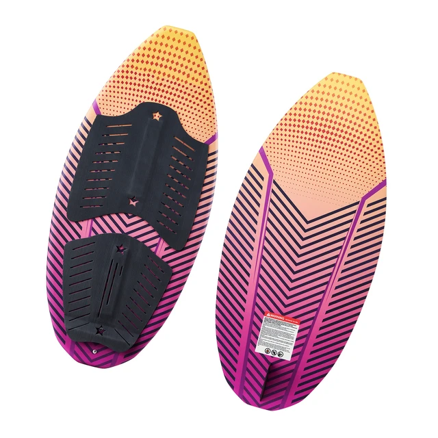 Alt view image 8 of 8 - VEVOR 45-Inch Wakesurf Board, Wake Surfing Board with EPS Foam Core & EVA Non-Slip Pad, UV-Resistant Wakesurfing Boards for Youth Up to 110 lbs