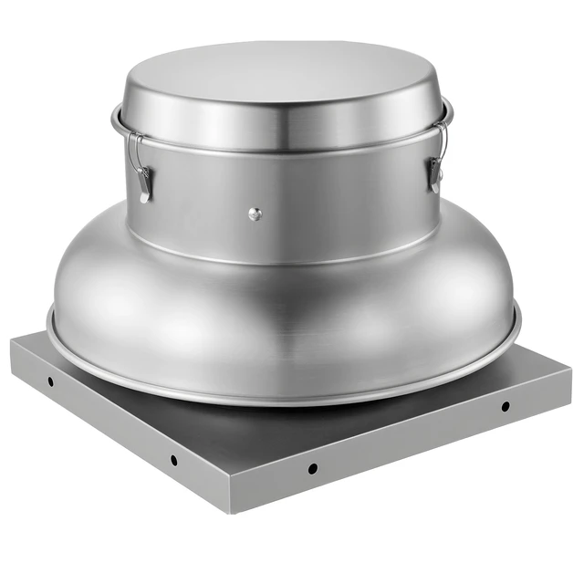 Alt view image 9 of 9 - VEVOR Roof Exhaust Fan, Attic Vent Fan with High-Power Motor, 21 inch Fan Base Heavy-Duty Aluminum Alloy, Speed Control Adjustable Airflow 500/900 CFM, Compact for Garage,Kitchen,Bathroom, Silver