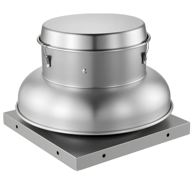 Alt view image 9 of 9 - VEVOR Roof Exhaust Fan, Attic Vent Fan with High-Power Motor, 21 inch Fan Base Heavy-Duty Aluminum Alloy, Speed Control Adjustable Airflow 900/1500 CFM, Compact for Garage,Kitchen,Bathroom, Silver