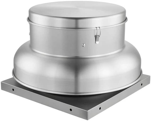 Alt view image 9 of 9 - VEVOR Roof Exhaust Fan, Attic Vent Fan with High-Power Motor, 24.8inch Fan Base Heavy-Duty Aluminum Alloy, Speed Control Adjustable Airflow 1500/2600CFM, Compact for Garage,Kitchen,Bathroom,Silver
