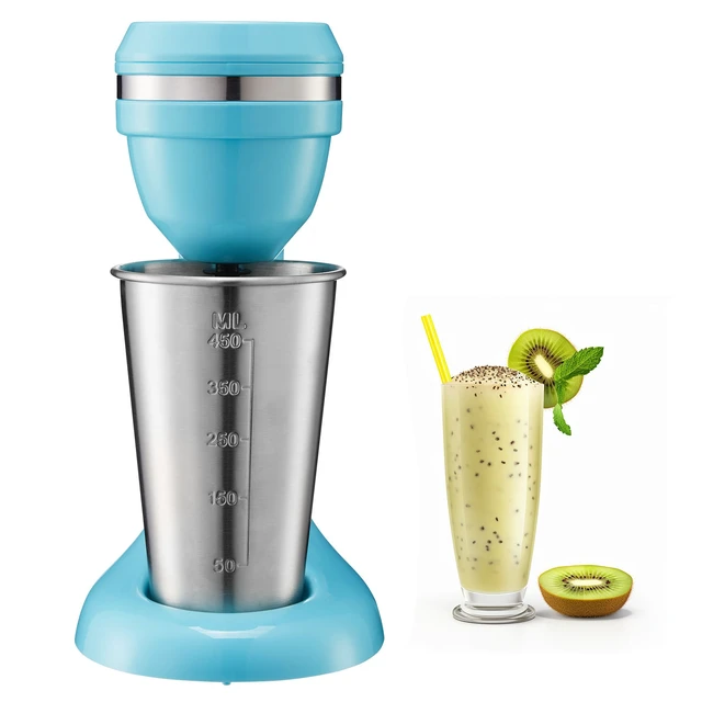 Alt view image 2 of 2 - VEVOR Milkshake Maker, 100W Milk Shake Maker Mixer, Single Head Drink Mixer Blender Machine, Dual-Speed Adjustment Milkshake Blender with Stainless Steel Cup, for Home, Kitchen, Bar & Beverage Shop