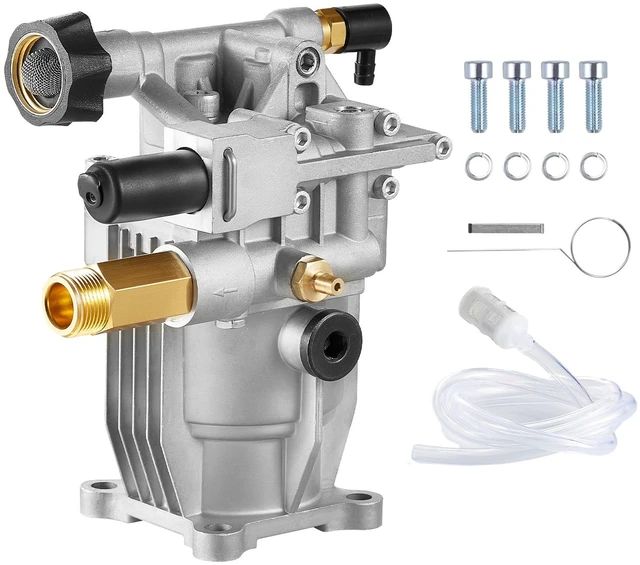 Main image of VEVOR Pressure Washer Pump, 3/4" Shaft Horizontal, 3100 PSI, 2.35 GPM, Replacement Power Washer Pumps Kit with Hardware and Siphon Tube, Compatible with Simpson, Honda, Troy-Bilt, Generac and Delta
