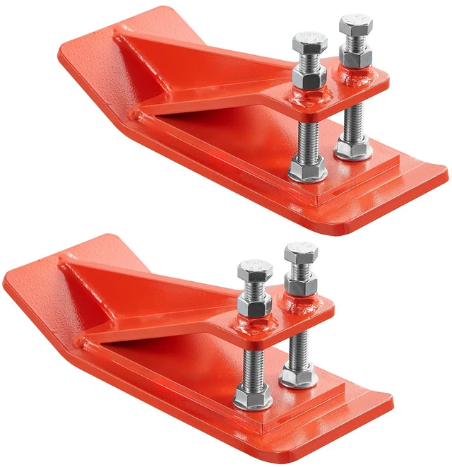 Alt view image 9 of 9 - VEVOR Tractor Bucket Protector 2PCS Heavy Duty Bucket Edge Protectors (Orange)