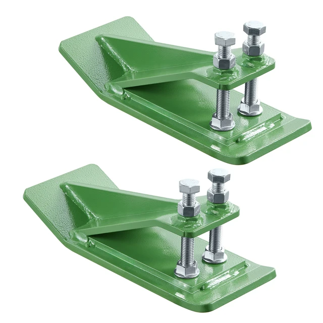 Alt view image 9 of 9 - VEVOR Tractor Bucket Protector 2PCS Heavy Duty Bucket Edge Protectors (Green)