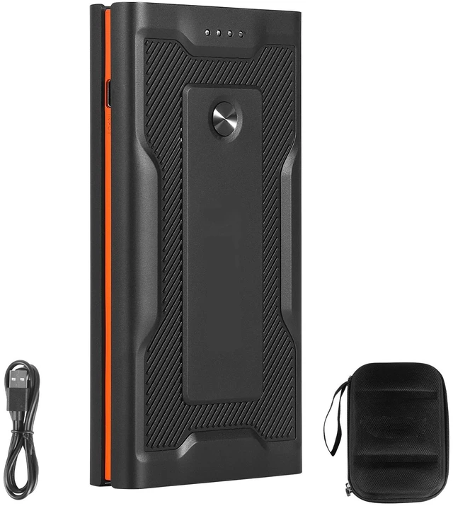 Main image of VEVOR Jump Starter, 1000A Peak, Car Jumper Starter Battery Pack, 12V Portable Lithium Battery Booster, Jump Box Power Bank with 3 Modes Flashlight and Jumper Cable, for Up to 5L Gas & 3L Diesel Engine