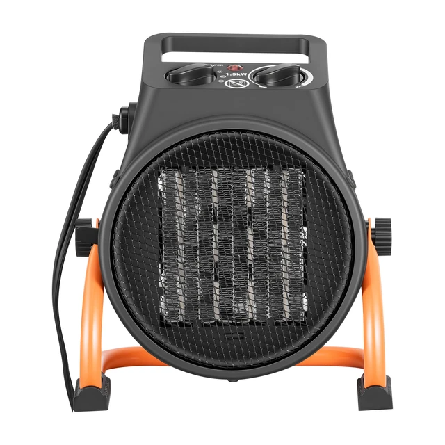 Alt view image 8 of 8 - VEVOR Greenhouse Heater, 1500W Electric PTC Space Heater with Fan, Low & High Heat Modes, 15° Adjustable Angle, Overheat Protection, Portable for Grow Tent, Small Greenhouse, Flower Room, Home Office