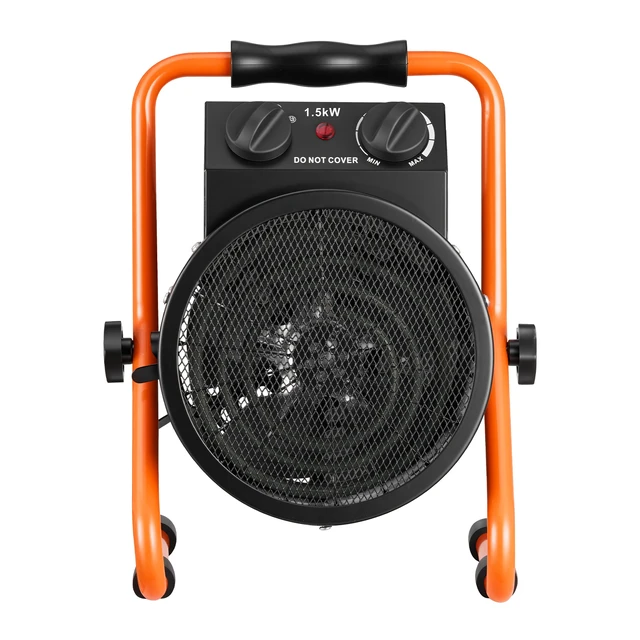 Alt view image 8 of 8 - VEVOR Greenhouse Heater, 1500W Fast Heating with Overheat Protection, 2-Speed Setting Small Grow Tent Heater, Electric Portable Heater Fan for Green House, Flower Room, Workplace, IP24 Waterproof