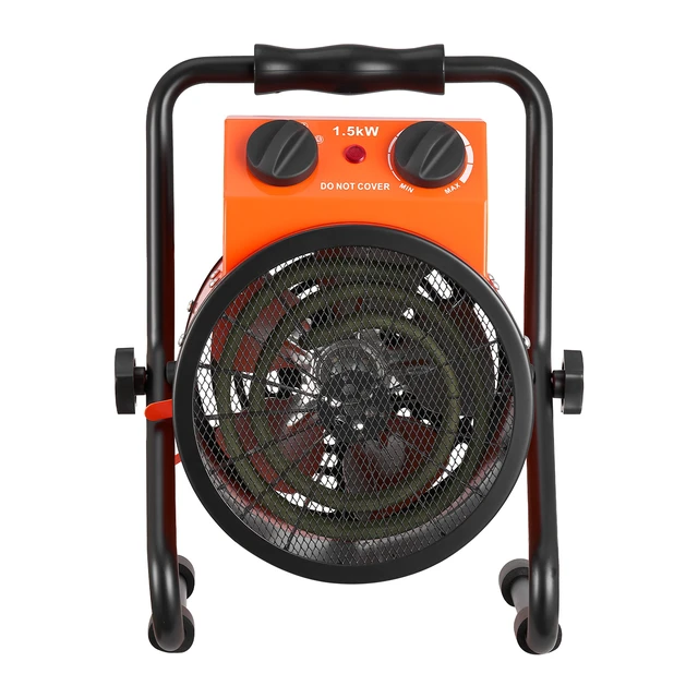 Alt view image 8 of 8 - VEVOR Greenhouse Heater, 1500W Electric Space Heater with Fan & High Heat Modes, IPX4 Protection, 25° Adjustable Angle, Overheat Protection, for Grow Tent, Small Greenhouse, Flower Room, Home Office