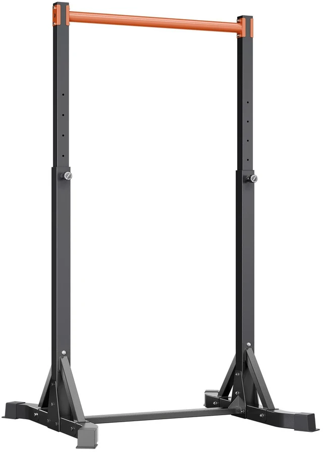 Alt view image 9 of 9 - Pull Up Bar, 330LBS Capacity Portable Pullup Bar Station, Pullup Bars Free Standing with H-Frame Structure & Heavy-Duty Steel Tube, 8 Level Height Adjustment Gravity Fitness for Arms Back Chest