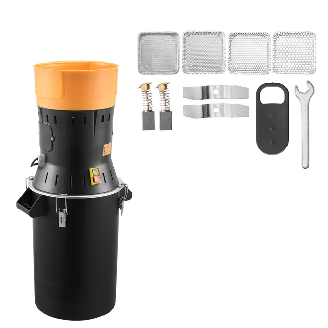 Alt view image 8 of 8 - VEVOR Electric Grain Mill Grinder, 600W High Power Commercial Spice Grinder, 6.6 Gal Pulverizer Powder Machine with Galvanized Sharp Blades, for Dry Grains, Spices, Cereals, Coffee, Corn & Pepper