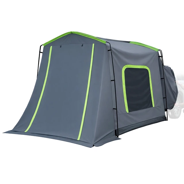 Alt view image 8 of 8 - VEVOR Large SUV Tent for 59 Person, 10.6 x 8 FT All-Season SUV Tailgate Tent with Ventilated Door & Mesh Windows, PU3000mm Waterproof Dual-Use Car Rear Hatch Tents for Outdoor Camping Hiking