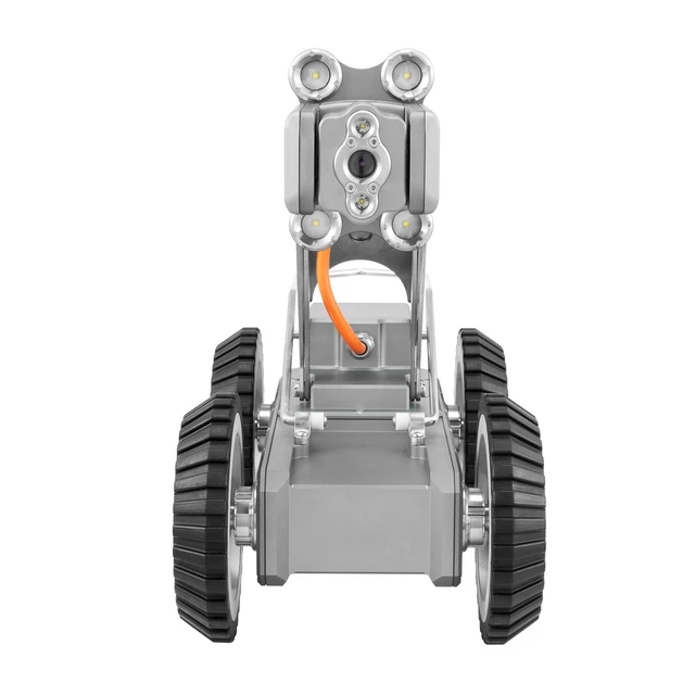 Alt view image 8 of 8 - VEVOR Sewer Pipe Inspection Robot, 394FT Pipeline Detection Crawling Robot with 2MP Front/Rear Cameras & Touchscreen Tablet, IP68 Plumbing Camera with Lights & Distance Counter for Industrial Pipes