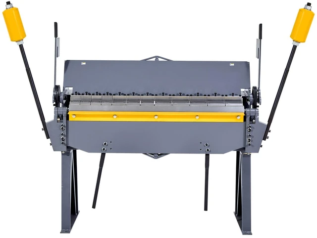 Main image of VEVOR Box and Pan Brake, 48 in Sheet Metal Bending Brake, 12-Gauge Mild Steel Capacity, 0-135 Degree Adjustable, Metal Bender Machine with 8 Fingers, Heavy-Duty Aluminum Folder for Precise Bending