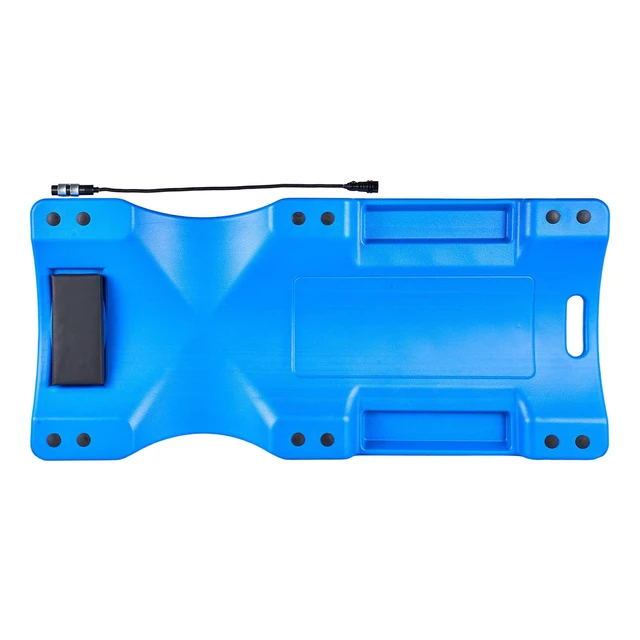 Alt view image 8 of 8 - VEVOR 40 in Mechanic Creeper with LED Light, Low Profile Plastic Garage Creeper, 350 lbs Under Car Rolling Creeper with 6 Swivel Casters, Padded Headrest & Tool Trays for Auto Repair