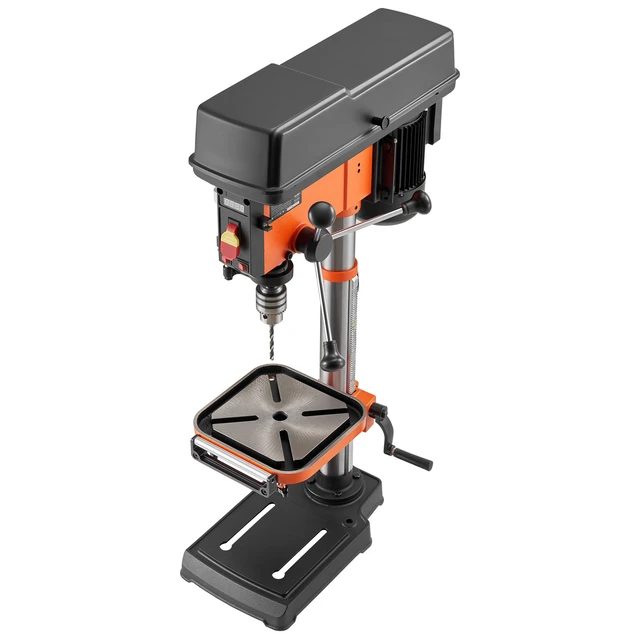 Alt view image 8 of 8 - VEVOR 12-Inch Benchtop Drill Press, 6.2 Amp, 1 HP Bench Drill Press, 530 to 3140 RPM Variable Speed, 0-45° Tilting Worktable, with Laser and LED Work Light, Tabletop Drilling Machine, for Wood Metal