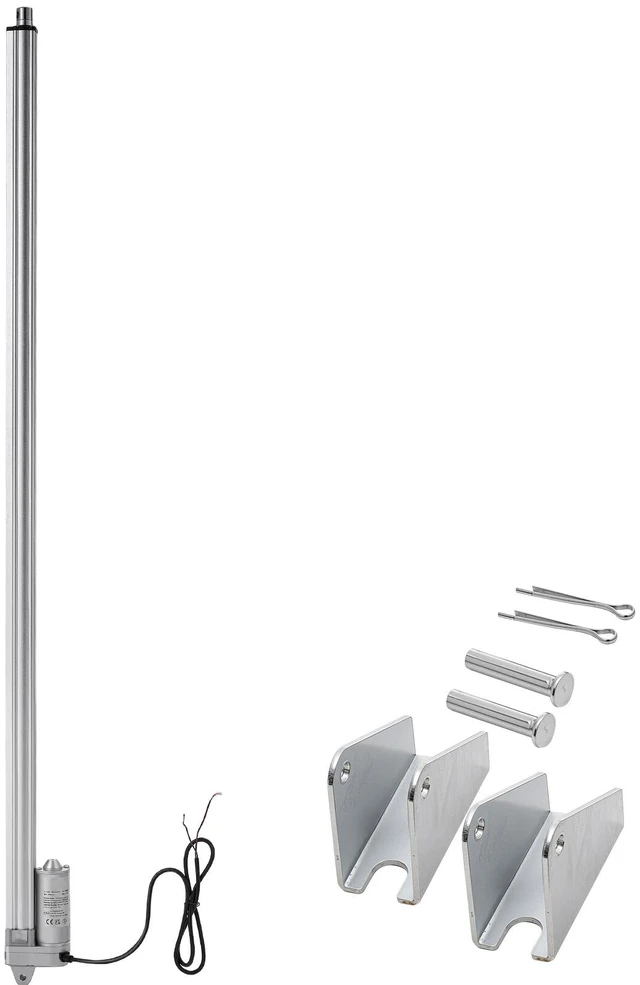 Alt view image 9 of 9 - VEVOR 12V Linear Actuator, 40 Inch IP65 Waterproof Linear Actuator, 675lbs/3000N 0.2"/s Motion Actuators with Mounting Bracket for Outdoor Use