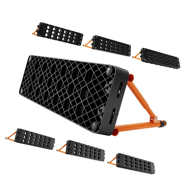 Alt view image 8 of 8 - VEVOR Soccer Rebounder Board, 37.4 x 9.8 in Portable Soccer Rebound Wall, Dual Surface Sports Kick Back Trainer, 3 Adjustable Angles, Easy Setup Ball Practice Equipment for Passing & Reaction Skills
