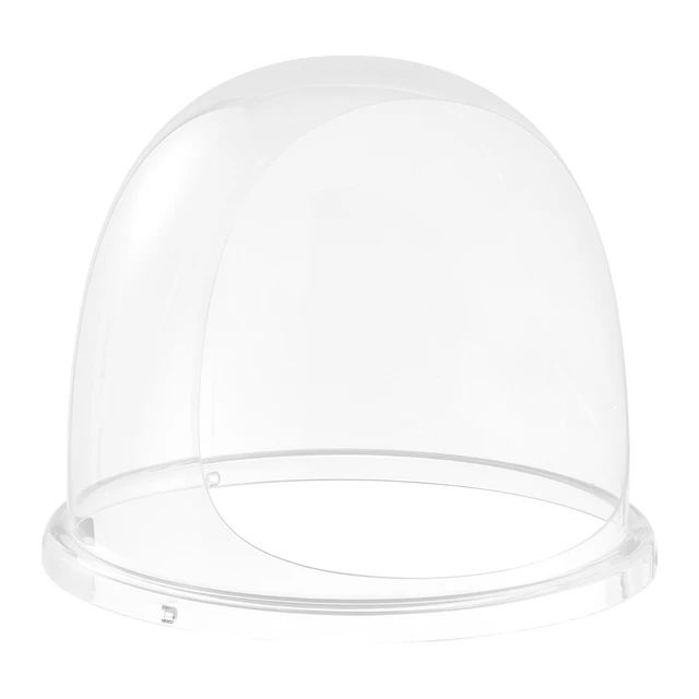 Alt view image 2 of 2 - VEVOR Cotton Candy Machine Cover, Transparent Acrylic Dome Bubble Shield, Cotton Candy Machine Bubble Shield Compatible with 15inch Cottons Candies Machines Bowl for Party, Shops, Bottom Groove Design