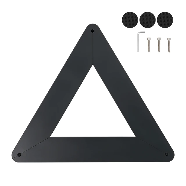 Alt view image 8 of 8 - VEVOR Triangle Hockey Passer, Heavy-Duty Multi-Angle Rebounder, Hockey Passing Aid, Passing & Stick Handling Trainer, Off-Ice & On-Ice Portable Equipment, Help Improve Puck Control & Shooting