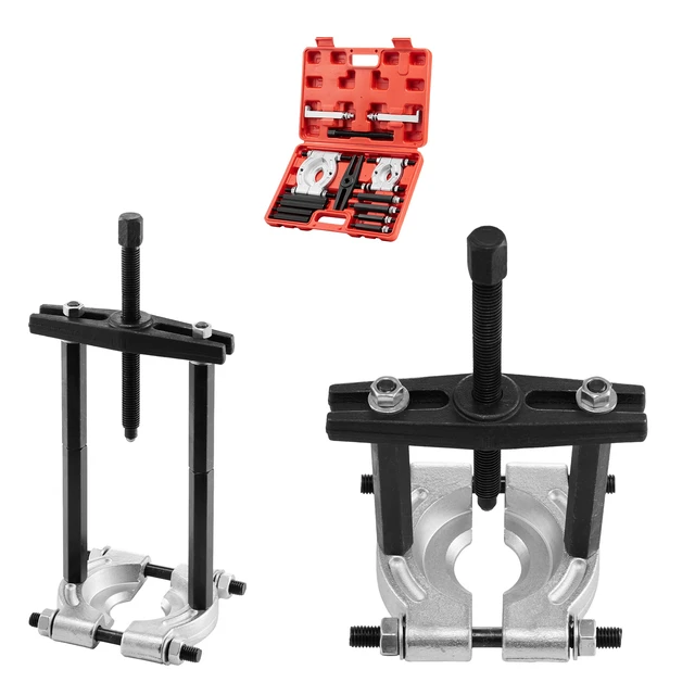 Alt view image 15 of 15 - 14 PCS Bearing Puller Set Bearing Separator Splitter Tool with Case 5 Ton