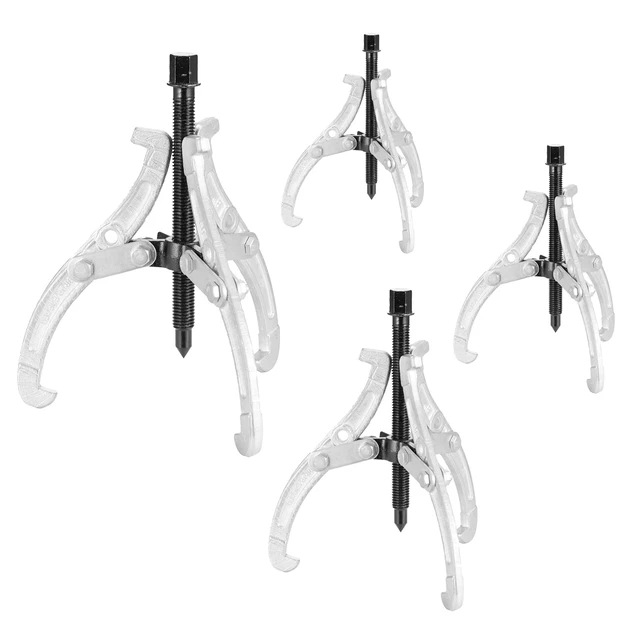 Alt view image 2 of 2 - 4Pcs 3 Jaw Gear Puller Set Gear Pulley Bearing Puller 3 in/4 in/6 in/8 in