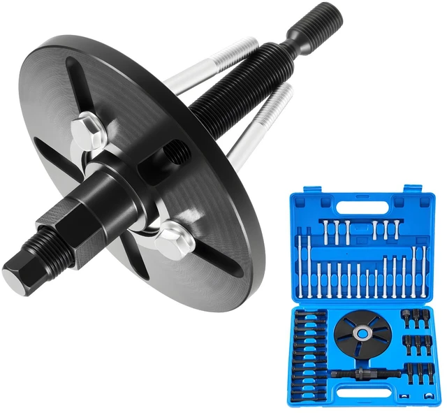 Alt view image 9 of 9 - VEVOR Harmonic Balancer Puller Removal & Install Tool Kit Flywheel Crankshaft