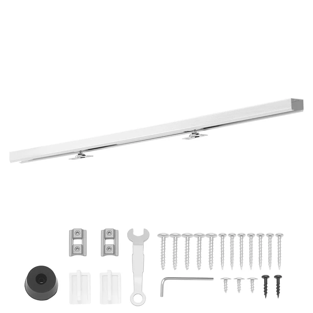Alt view image 8 of 8 - VEVOR Sliding Pocket Door Hardware Track Kit, 44.69" Pocket Door Track Kit with Soft Close Mechanism for Smooth and Quiet Sliding, Easy to Install, for 1" to 1 3/4" Thickness 24" Width Single Door