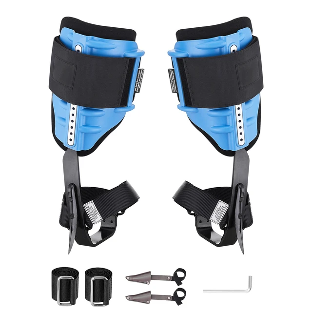 Alt view image 9 of 9 - Tree Climbing Spikes, Height-Adjustable Tree Climbing Gear with Straps & Padding Cushion, 350 lbs Load Capacity, Heavy Duty Steel Climb Spurs Arborist Equipment for Fruit Picking Hunting