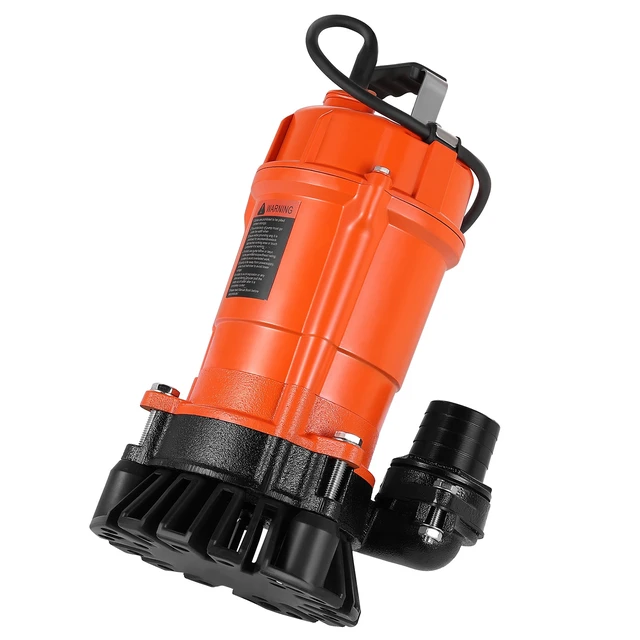 Alt view image 2 of 2 - VEVOR 1/2 HP Submersible Trash Pump, 2000 GPH, 120V Cast Iron Submersible Sump Sewage Pump with 2 in Discharge, 39 ft Max Lift, Drain Dirty Clean Water, for Pools, Garden, Pond, Basement, Flooded Area