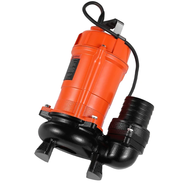 Alt view image 2 of 2 - VEVOR 1 HP Submersible Trash Pump Sump Sewage Pump 5000 GPH 40 ft Lift Cast Iron