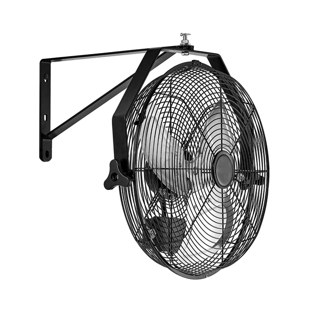 Alt view image 9 of 9 - VEVOR 14 Inch Industrial Wall Mount Fan, High Velocity 2473 CFM Outdoor Fan with 3 Speeds, Waterproof IP44 Garage Wall Fan with Aluminum Blades for Workshop, Warehouse, Greenhouse