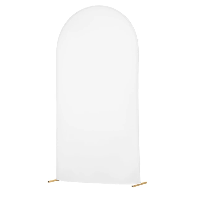 Alt view image 9 of 9 - VEVOR Arch Backdrop Stand, 7.2 x 4 ft, Stable Structure, Easy Assembly, 1 Piece Gold Metal Arch Backdrop Stand with Cover for Wedding, Birthday Party, Holiday Celebration, and Ceremony Decoration