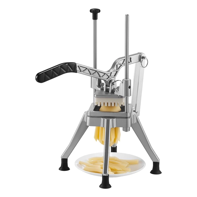 Alt view image 8 of 8 - VEVOR French Fry Cutter, 3/8" Blade Commercial Vegetable Chopper, Lever-Action Vegetable Dicer with Ergonomic Handle, Stainless Steel Potato Slicer for Classic Cut Fries, Onion, Carrots, Bell Pepper