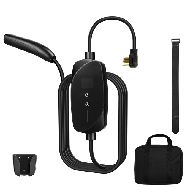Alt view image 9 of 9 - VEVOR Level 2 Tesla Charger 32A EV Charger 240V NEMA 14-50P with 25 ft Cable