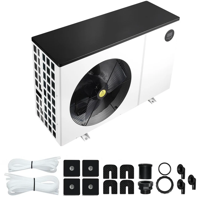 Main image of VEVOR Pool Heat Pump Max 93390 BTU, Electric Pool Heater for Above & In-Ground Up to 22455 Gallons, All-DC Inverter Technology, WiFi & App Remote Control, Multiple Protection for Swimming Parties