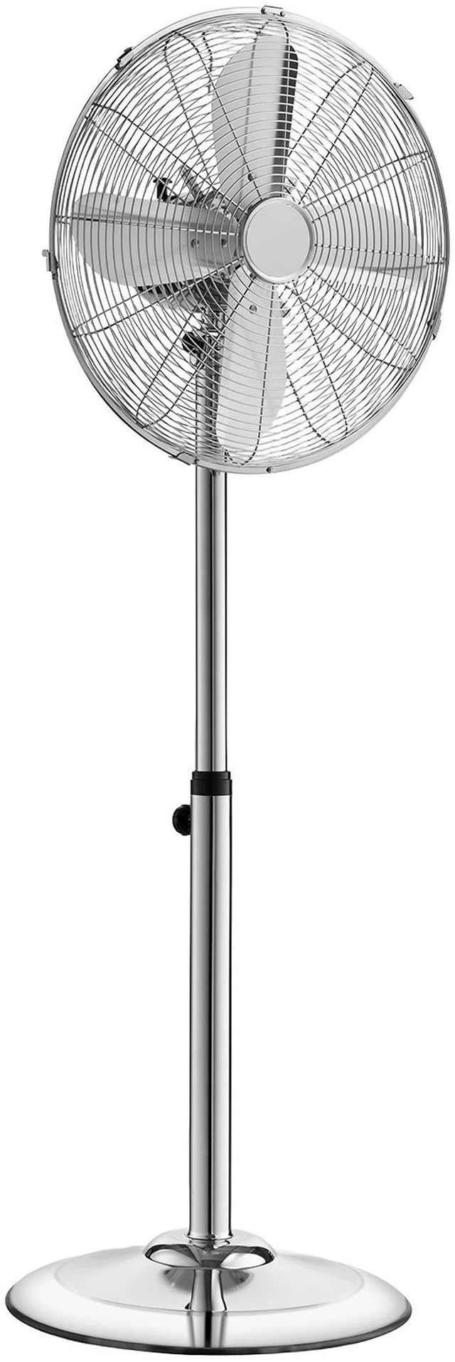 Alt view image 15 of 15 - VEVOR 16-Inch High Velocity Pedestal Fan, 1450 CFM Industrial Standing Floor Fan with Handle, 75° Oscillating, 3-Speed Adjustable Height, Metal Made for Commercial, Garage, Workshop, Home, Silver