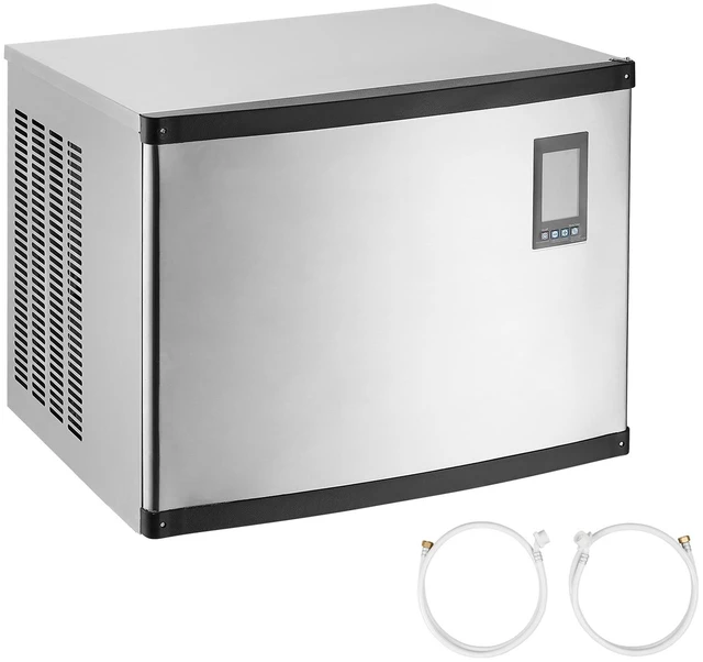 Main image of Commercial Ice Maker Machine - Head, 1000 Lbs/Day Stainless Steel Ice Machine with Scheduled Ice-Making, Self-Cleaning, Adjustable Thickness, Ideal for Restaurant Bar Cafe Hotel - Head Only