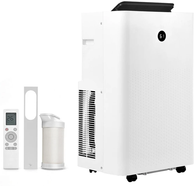 Main image of VEVOR Portable Air Conditioner, 14000 BTU ASHRAE (9800 BTU SACC) 4-in-1 Standing Cooling Ac Unit, LED Touch Panel & Remote Control, 24h Timer, Cooling, Dehumidifier, Fan, Sleep Mode for Room Indoor