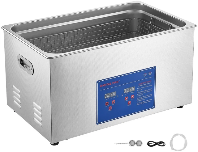 Main image of VEVOR Ultrasonic Cleaner 22L-Class Capacity Ultrasonic Parts Cleaner 40kHz, Digital Time and Temp Control, Stainless Steel Ultra Sonic Cleaning Machine with Cleaning Baskets, for Auto Parts, Glasses
